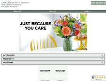 Tablet Screenshot of jandafloristdesigners.com